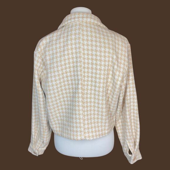 Anthropolgie Dolan Houndstooth Crop Jacket Medium - Picture 11 of 16